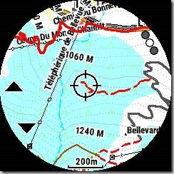 Forerunner 945 MTB Hiking map